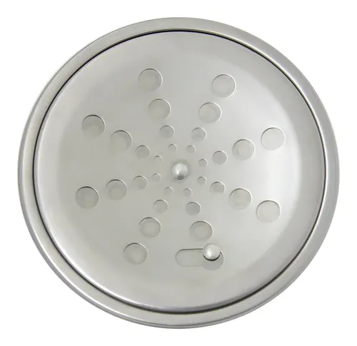 GRELHA INOX REDONDA 150MM PARA CAIXA SIFONADA E RA