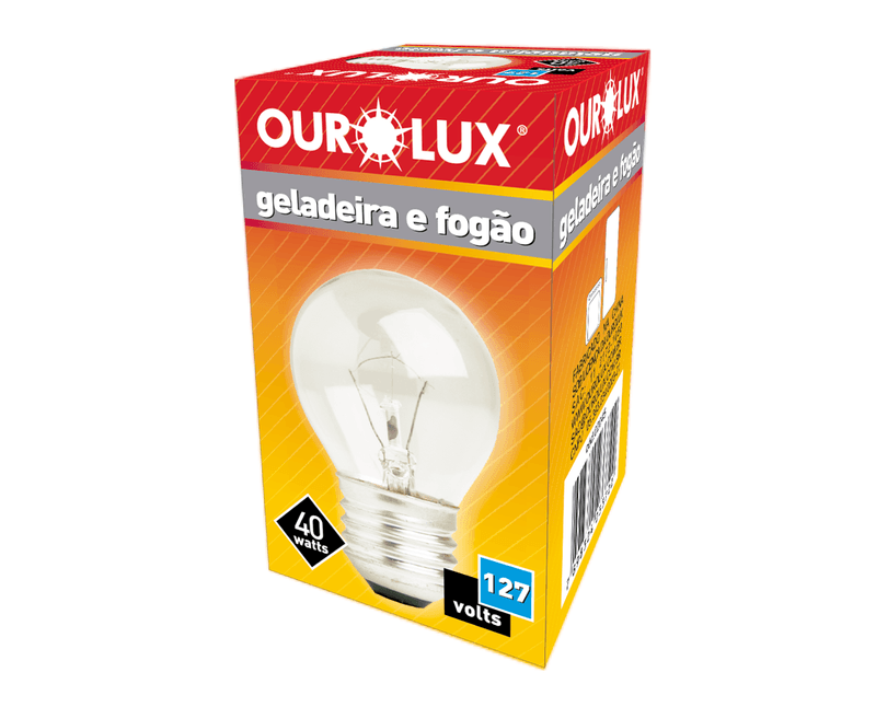 LAMPADA PARA ELETRODOMESTICOS BOLINHA 40W E27 220V
