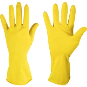 LUVA LATEX NATURAL AMARELA 7 P DA299