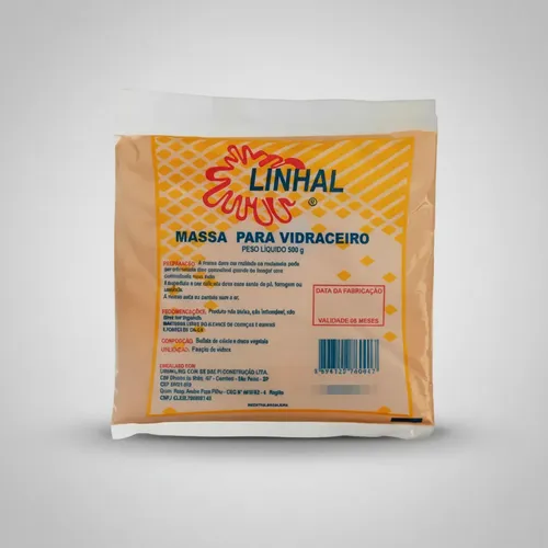 MASSA PARA VIDRACEIRO 500G LINHAL