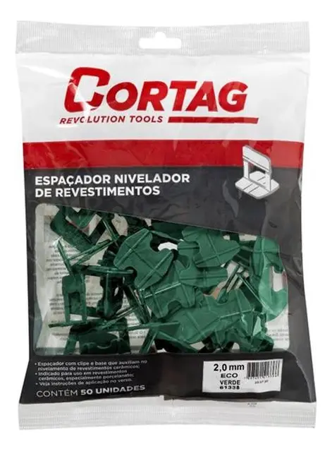 NIVELADOR DE PISO (BASE) 2,0MM C/50 ECO