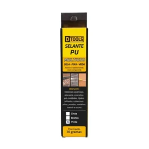 SELANTE PU MULTIUSO PRETO 70G DTOOLS