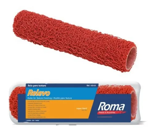 ROLO TEXTURA RELEVO 23CM SEM CABO 433-23