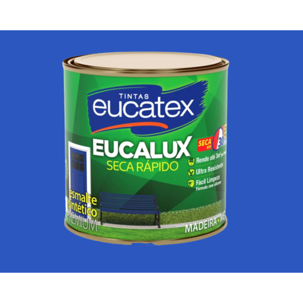 TINTA EUCALUX ESM. AZUL FRANCA 1/16