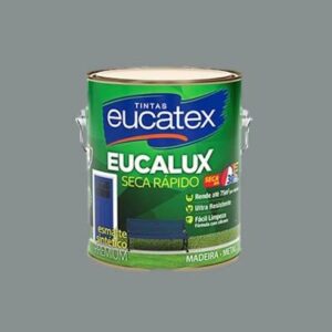 TINTA EUCALUX ESM. CINZA MEDIO 1/16