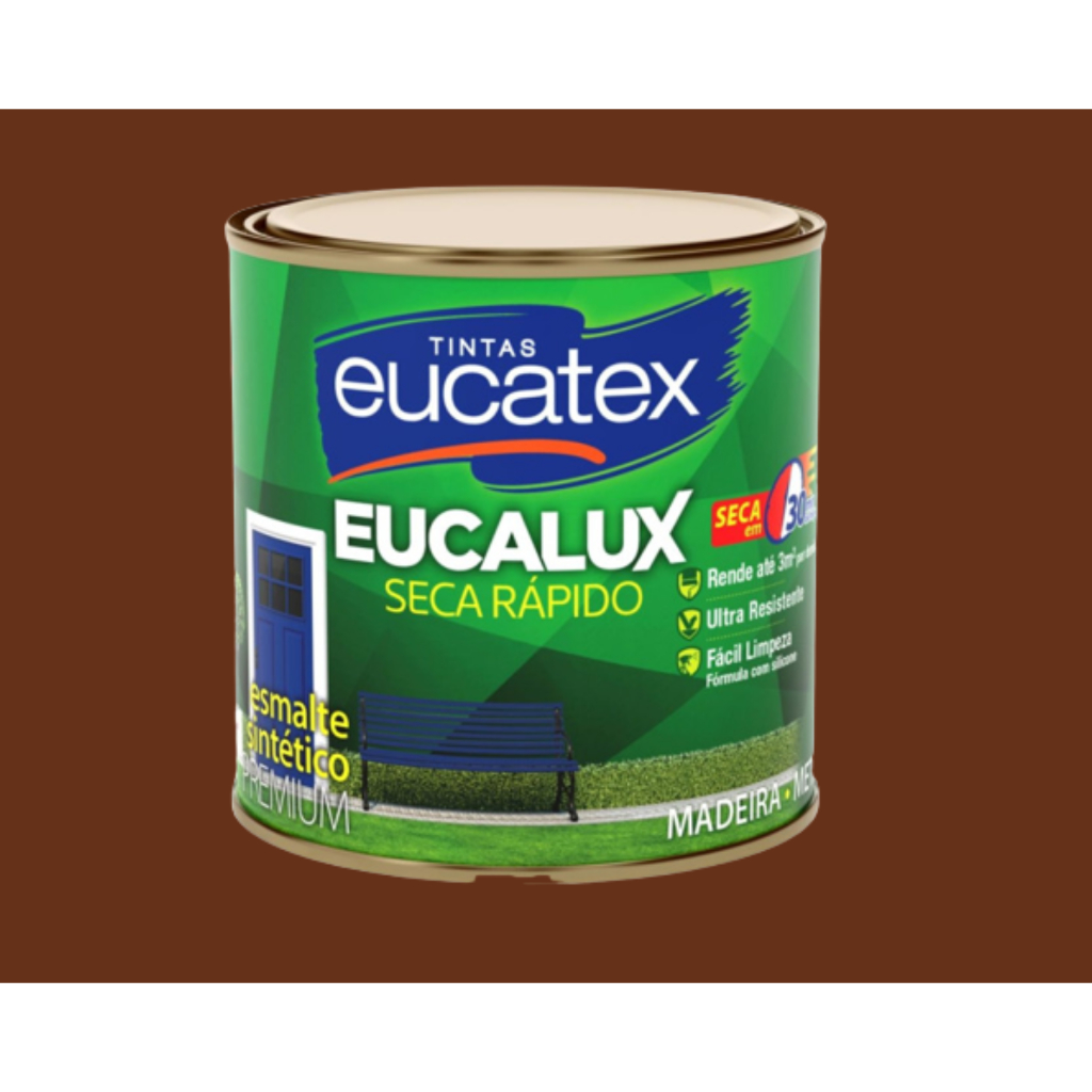 TINTA EUCALUX ESM. MARROM 1/16