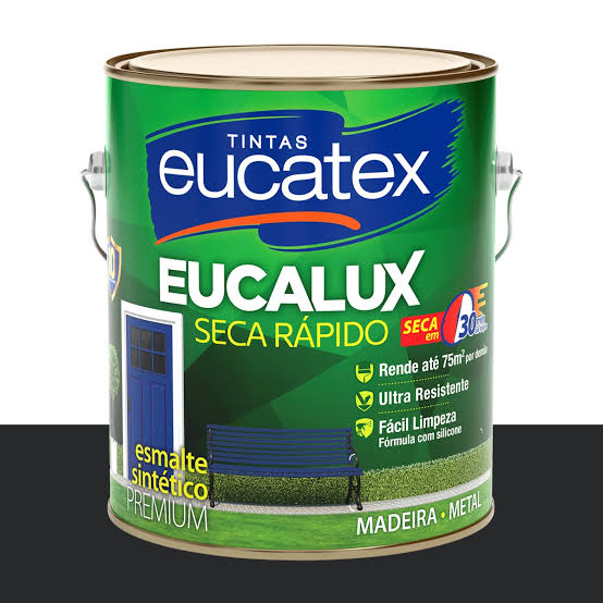 TINTA EUCALUX ESM. PRETO 1/16