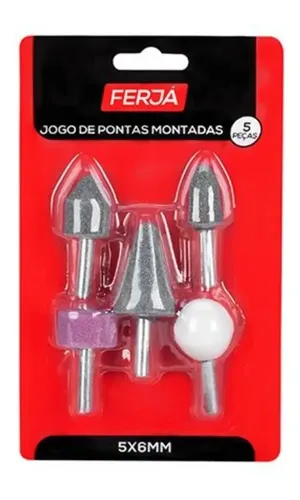 JOGO PONTA MONTADA 6MM 5PCS