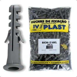 BUCHA PLASTICA 12 C/ 250PCS ( S ) - IVPLAST