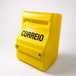 CAIXA CORREIO PVC AMARELA