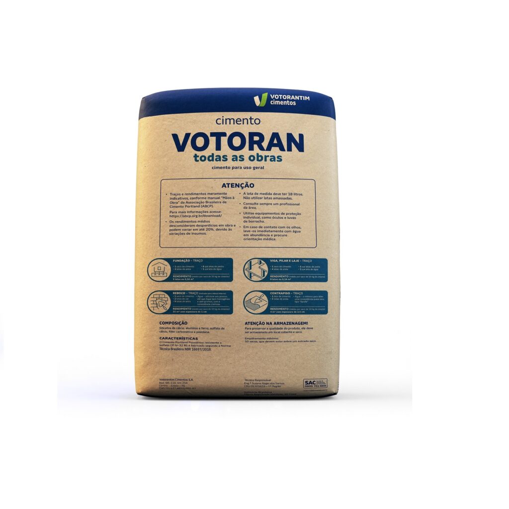 Cimento CP IV 32 Cinza 50kg Votoran