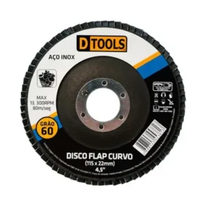 DISCO FLAP CURVO 4,5 GR80 DTOOLS