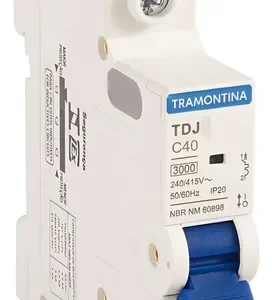 DISJUNTOR TRAMONTINA BRANCO 1 X 40A