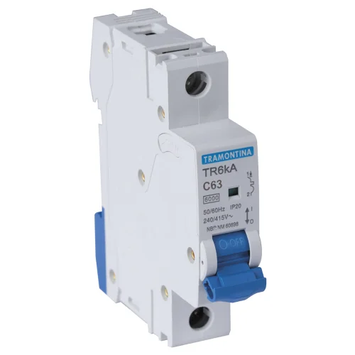 DISJUNTOR TRAMONTINA BRANCO 1 X 63A