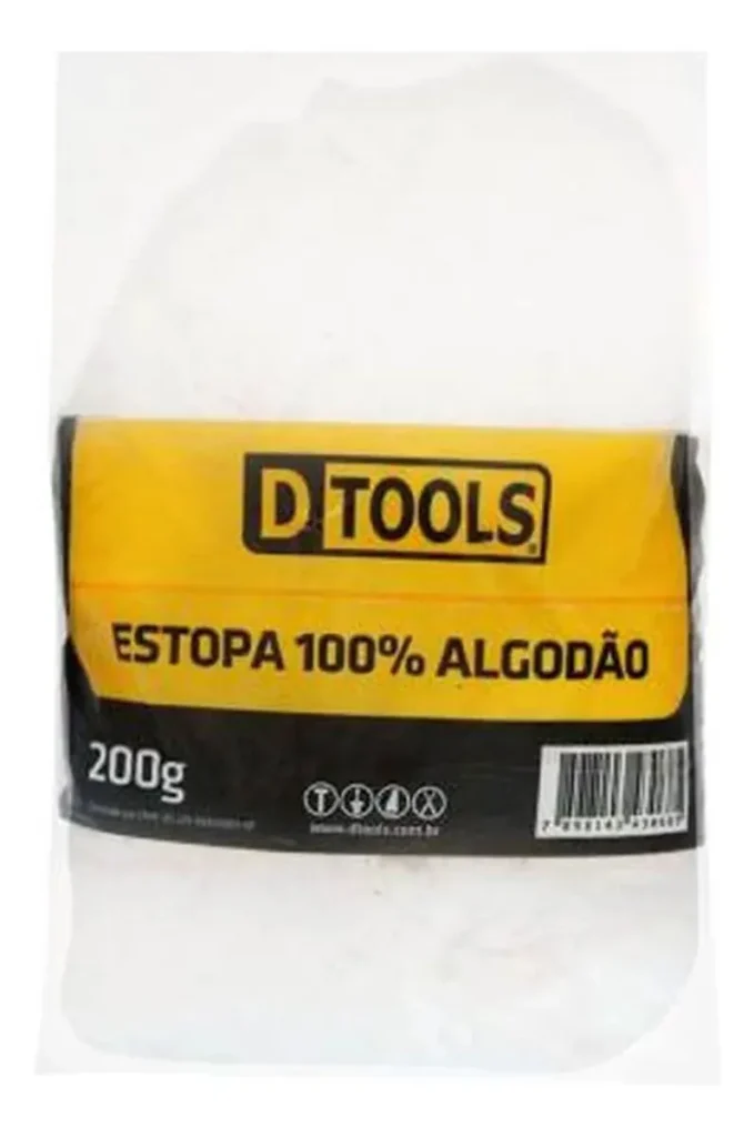 ESTOPA 100% ALGODAO 200G DTOOLS