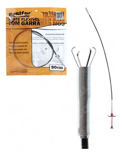 HASTE FLEXIVEL COM GARRA - 90CM