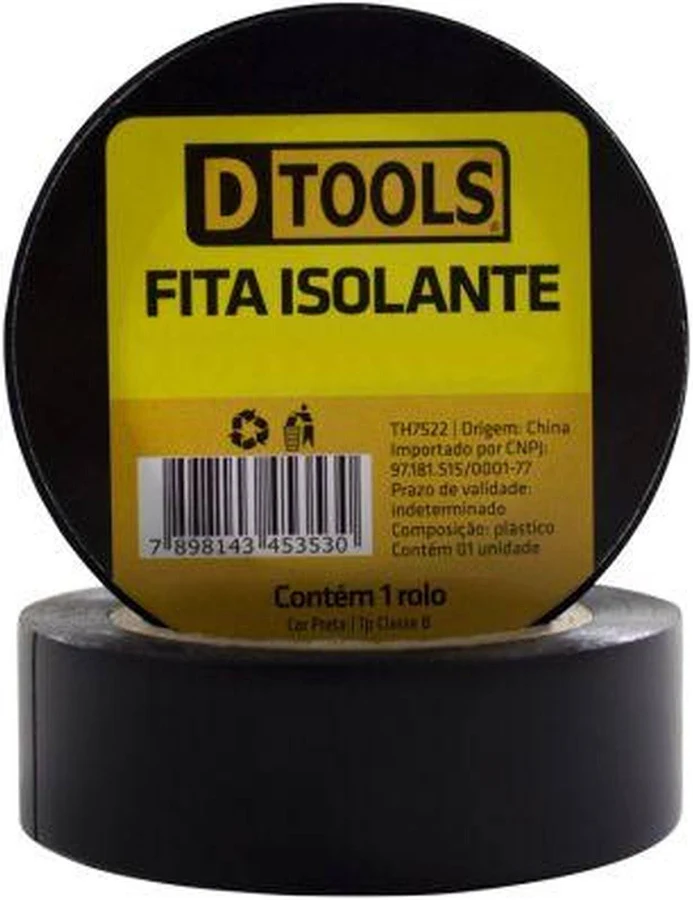 FITA ISOLANTE 18MM X 5M DTOOLS (NOVA)