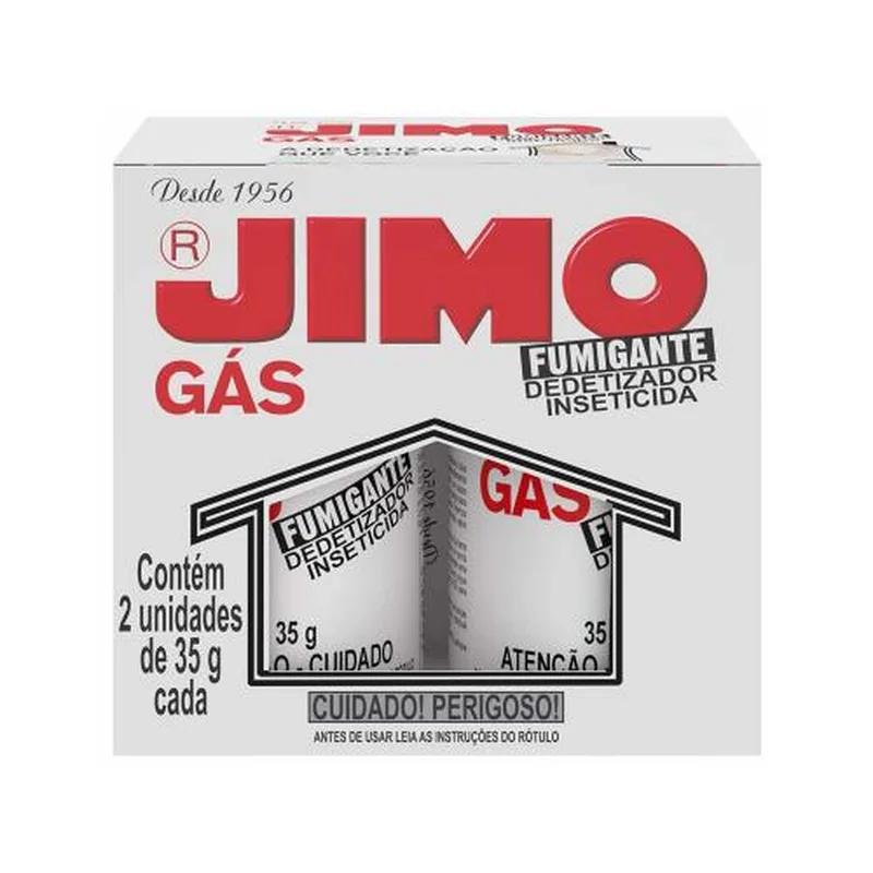 JIMO GAS FUMIGANTE C/2 TUBOS DE 35G