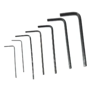 KIT DE CHAVES HEX PRETAS 6MM (5 PECAS)