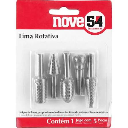 KIT LIMA ROTATIVA PARA ACO (05 PCS)