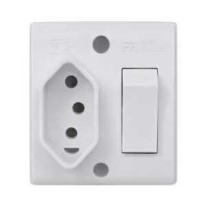 MEC EXT CJ TOMADA 3P 10A BRANCA