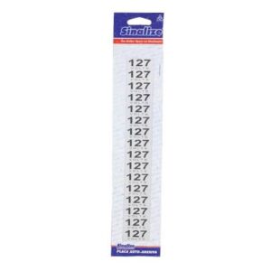 PLACA SINAL 200AY 16 ADESIVOS 127V 05X25CM - SIN