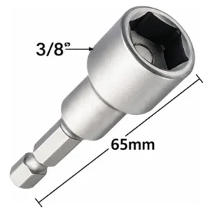SOQUETE CANHAO MAGNETICO LONGO 3/8POLX150MM