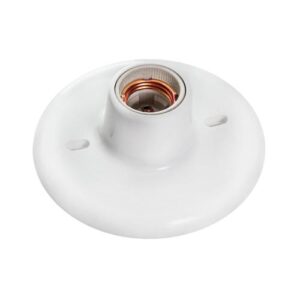 SOQUETE PLAFON BRANCO OPL