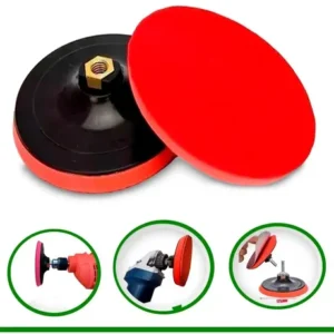 SUPORTE P/ DISCO LIXA C/ VELCRO E ADAP. 100MM 4"